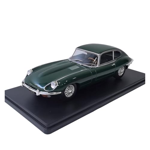 YLQERZ Modellauto Im Maßstab 1/24 Für Jaguar E-Type 1963 Grün Metall Druckguss Auto Modell Statische Display Legierung Spielzeug Für Die Sammlung von YLQERZ
