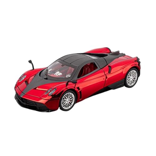 YLQERZ Modellauto Im Maßstab 1/24 Für Pagani Legierung Sportwagen Modell Galvanisierte Version Rosa Lila Pull Back Sound Und Licht Für Die Sammlung(Red) von YLQERZ