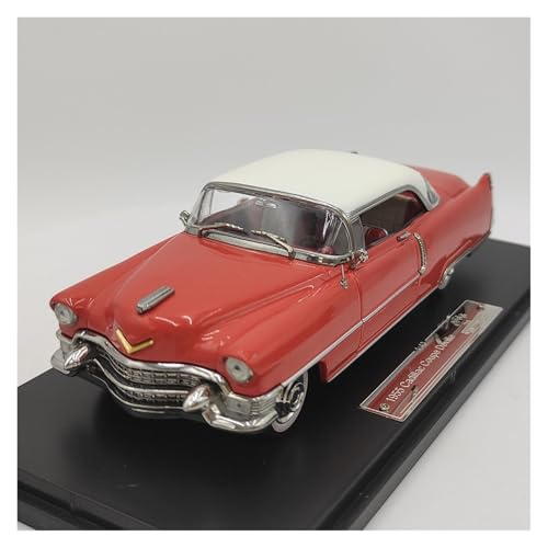 YLQERZ Modellauto Im Maßstab 1/43 Für Cadillac DeVille 1955 Legierung Auto Modell Rot + Weiß Top Metall Casting Kunst Ornamente Für Die Sammlung YLQERZ Modellauto Im Maßstab 1/43 Für Cadillac DeVille 1955 Legierung Auto Modell Rot + Weiß Top Metall Casting Kunst Ornamente Für Die Sammlung von YLQERZ