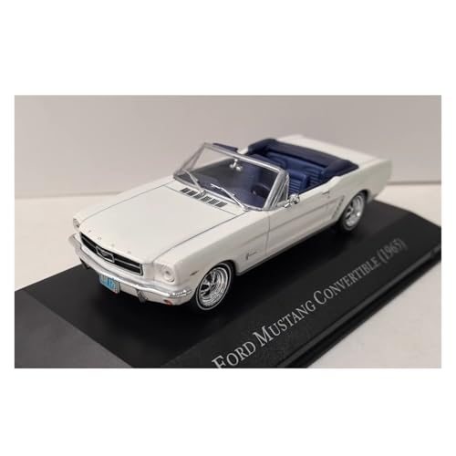 YLQERZ Modellauto Im Maßstab 1/43 Für Ford Mustang 1965 Weiß Szene Metall Casting Ornamente Auto Modell Miniatur Spielzeug Für Die Sammlung YLQERZ Modellauto Im Maßstab 1/43 Für Ford Mustang 1965 Weiß Szene Metall Casting Ornamente Auto Modell Miniatur Spielzeug Für Die Sammlung von YLQERZ