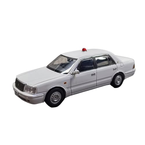 YLQERZ Modellauto Im Maßstab 1/43 Für Toyota Polizei Auto Crown Legierung Cast Fahrzeug Modell Sammlung Weiß Souvenir Für Die Sammlung von YLQERZ