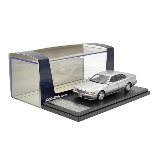 YLQERZ Modellauto Im Maßstab 1/43 Toyota Crown Majesta C Typ 1993 Harz Auto Modell Weiß Sammler Figur Für Erwachsene Für Die Sammlung(Silver) von YLQERZ