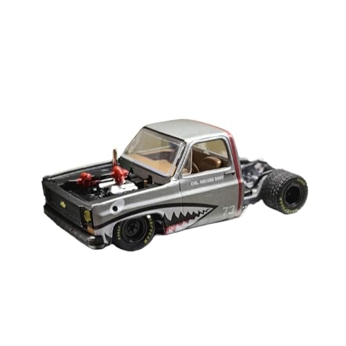 YLQERZ Modellauto Im Maßstab 1/64 Für Chevrolet 1973 Cheyenne 10 Racing Pickup Truck Mit Offener Haube Legierung Sammeln Modell Für Die Sammlung YLQERZ Modellauto Im Maßstab 1/64 Für Chevrolet 1973 Cheyenne 10 Racing Pickup Truck Mit Offener Haube Legierung Sammeln Modell Für Die Sammlung von YLQERZ