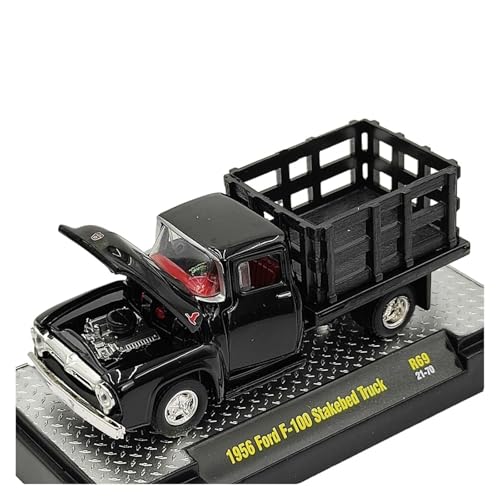 YLQERZ Modellauto Im Maßstab 1/64 Für Ford F-100 Custer Truck 1956 Druckguss-Legierung Spielzeugautomodell Für Erwachsene Für Die Sammlung von YLQERZ