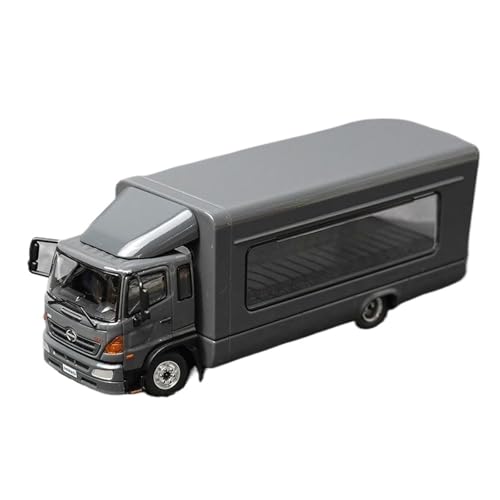 YLQERZ Modellauto Im Maßstab 1/64 Für HINO500 Erhöhten Eva Transporter UM Skala Legierung Klassische Auto Modell Souvenir Für Die Sammlung(Gray) von YLQERZ