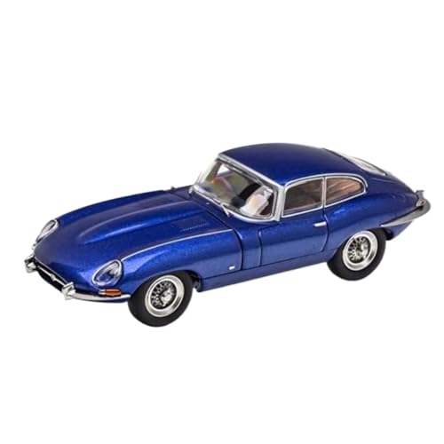 YLQERZ Modellauto Im Maßstab 1/64 Für Jaguar E-Type 1961 Klassisches Altes Auto Fronthaube Kann Geöffnet Werden Legierung Sammlerautomodell Für Die Sammlung(Blue 1) von YLQERZ