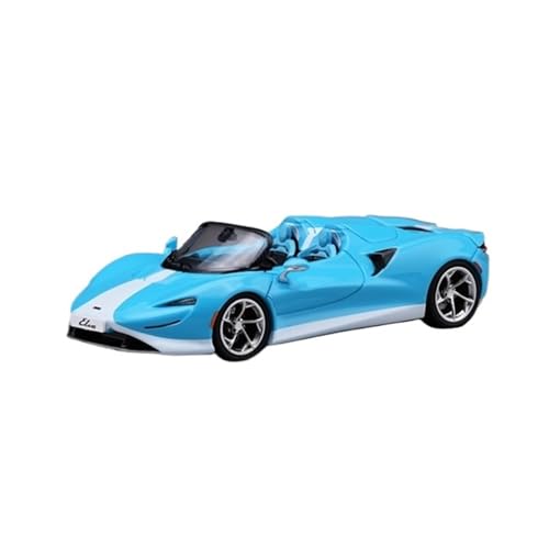 YLQERZ Modellauto Im Maßstab 1/64 Für McLaren Elva Cabrio Sport Auto Kleine Skala Diecast Auto Modell Gulf Farbe Serie Für Die Sammlung(Blue 3) von YLQERZ