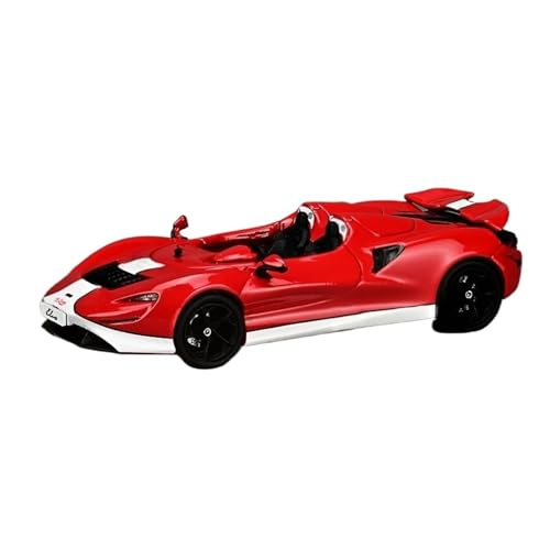 YLQERZ Modellauto Im Maßstab 1/64 Für McLaren Elva Cabrio Sport Auto Kleine Skala Diecast Auto Modell Gulf Farbe Serie Für Die Sammlung(Red) von YLQERZ