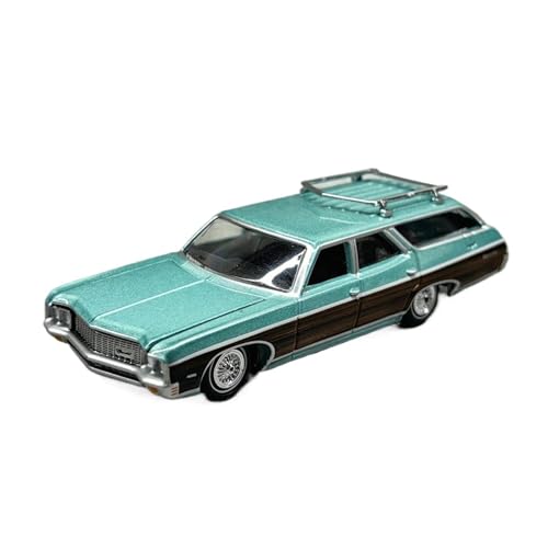 YLQERZ Modellauto Im Maßstab 1/64 Für Pontiac 1964 Kleinmaßstab Metallguss Kombi Legierung Modell Grün Kreative Dekoration Für Die Sammlung von YLQERZ