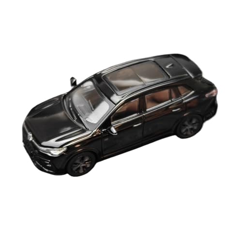 YLQERZ Modellauto Im Maßstab 1/64 Für Volkswagen Tiguan L Pro Polizei Auto SUV Skala Metall Ornamente Legierung Auto Modell Sammlung Für Die Sammlung(Black) von YLQERZ
