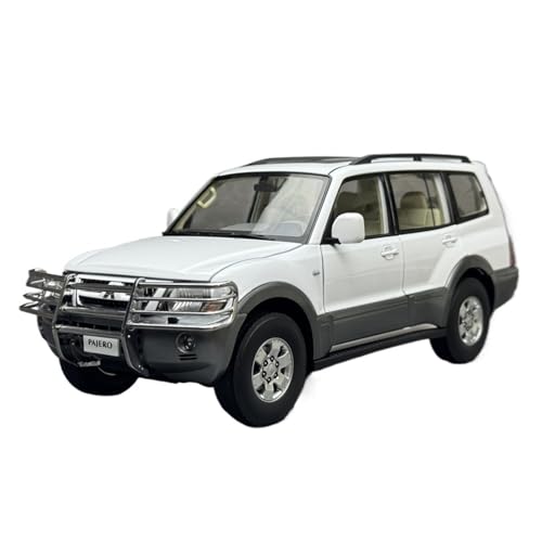YLQERZ Modellauto Im Maßstab 1 18 Für Mitsubishi Pajero V73 Pajero Legierung Volle Offene Auto Modell Weiß Statische Casting Fahrzeug Sammler Für Die Sammlung(White) von YLQERZ