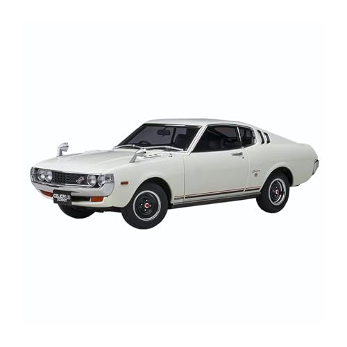 YLQERZ Modellauto Im Maßstab 1 18 Für Toyota Celica Liftback 2000GT 1973 Weißes Automodell Statisches Display Ornament Für Die Sammlung von YLQERZ