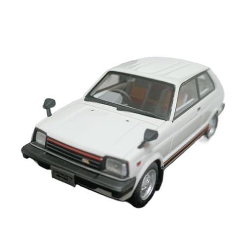 YLQERZ Modellauto Im Maßstab 1 43 ​​für Toyota Starlet SI 1982 Statische Ornament Dekorative Auto Modell Weiß Spielzeug Für Die Sammlung von YLQERZ