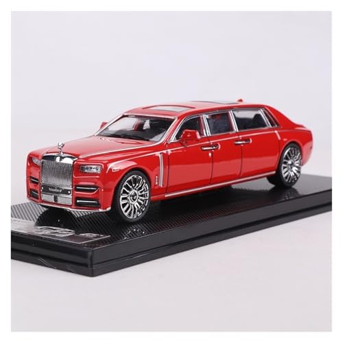 YLQERZ Modellauto Im Maßstab 1 64 Für Rolls-Royce Phantom VII 8. Generation Extended Edition Legierung Automodell Rot Für Die Sammlung(Red) von YLQERZ