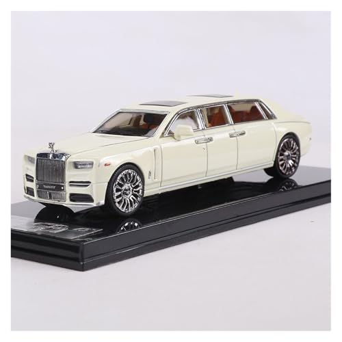 YLQERZ Modellauto Im Maßstab 1 64 Für Rolls-Royce Phantom VII 8. Generation Extended Edition Legierung Automodell Rot Für Die Sammlung(White) von YLQERZ