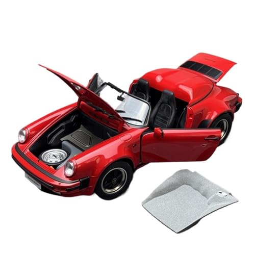 YLQERZ Modellauto Im Maßstab 1:12 Für 911 3.2 Cabriolet Hardtop Legierung Auto Modell Sammler Vitrine Souvenir Für Die Sammlung(Red 1) von YLQERZ