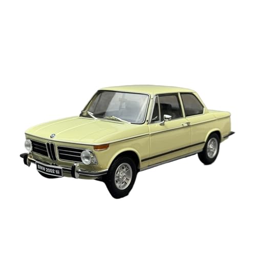 YLQERZ Modellauto Im Maßstab 1:18 Für BMW 2002 Tii Legierung Vollöffnung Automodell Für Heimdekoration Sammlerfahrzeug Für Die Sammlung(Beige) von YLQERZ