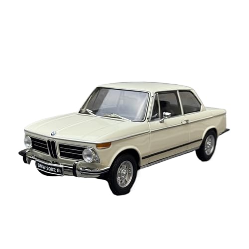 YLQERZ Modellauto Im Maßstab 1:18 Für BMW 2002 Tii Legierung Vollöffnung Automodell Für Heimdekoration Sammlerfahrzeug Für Die Sammlung(White) von YLQERZ
