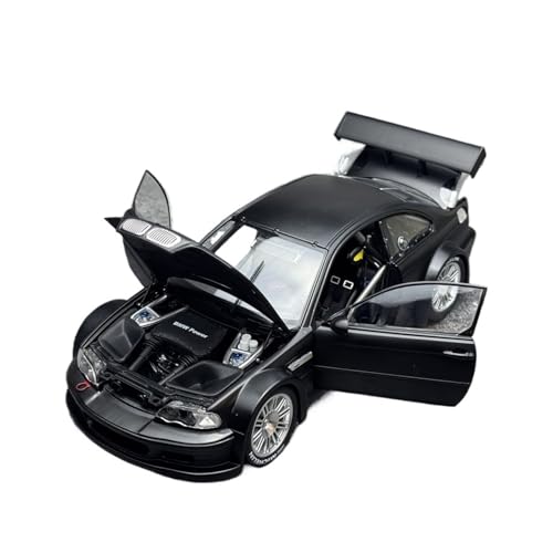 YLQERZ Modellauto Im Maßstab 1:18 Für BMW GTR M3 E46 Legierung Volle Offene Auto Modell Sammlung Dekoration Ornamente Spielzeug Für Die Sammlung(Black) von YLQERZ