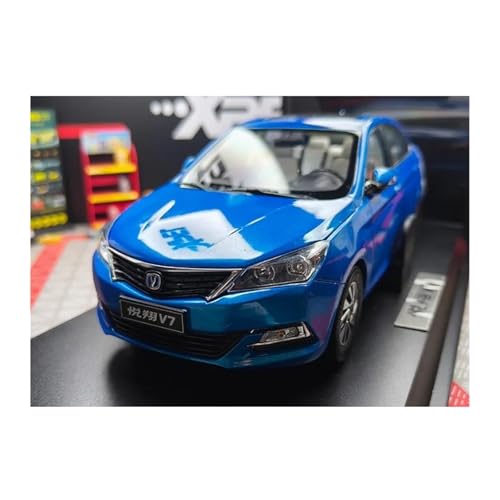YLQERZ Modellauto Im Maßstab 1:18 Für Changan Yuexiang V7 Legierung Auto Modell Statische Möbel Ornamente Hobby Erwachsene Souvenirs Für Die Sammlung(Blue) von YLQERZ