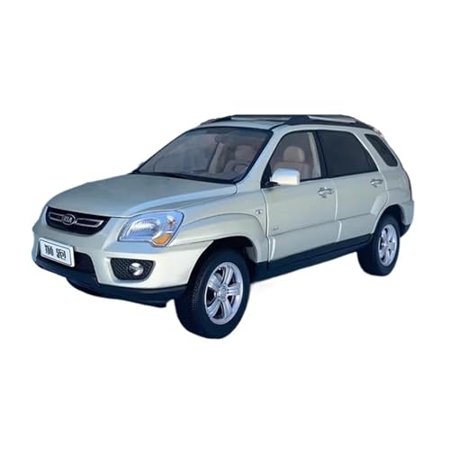 YLQERZ Modellauto Im Maßstab 1:18 Für Dongfeng Yueda KIA Sportage Legierung Statische Auto Modell Metall Spielzeug Aldult Urlaub Ornament Souvenir Für Die Sammlung(Beige) von YLQERZ