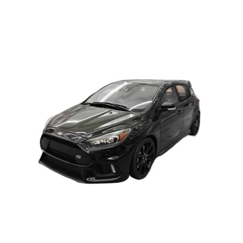 YLQERZ Modellauto Im Maßstab 1:18 Für Focus RS Harz Automodell Dekoration Spielzeug Für Erwachsene Ornament Garage Dekor (schwarz) Für Die Sammlung von YLQERZ