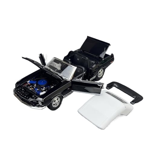 YLQERZ Modellauto Im Maßstab 1:18 Für Ford 1968 Shelby GT500 KR Muscle Car Modell Legierung Statische Hause Dekoration Fahrzeug Schwarz Für Die Sammlung YLQERZ Modellauto Im Maßstab 1:18 Für Ford 1968 Shelby GT500 KR Muscle Car Modell Legierung Statische Hause Dekoration Fahrzeug Schwarz Für Die Sammlung von YLQERZ