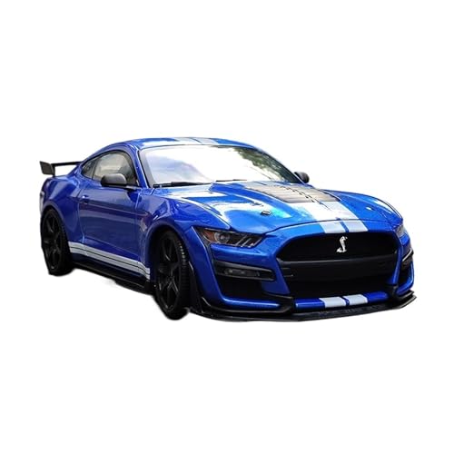 YLQERZ Modellauto Im Maßstab 1:18 Für Ford Mustang Shelby GT500 Cobra Legierung Auto Modell Erwachsene Sammeln Hobby Spielzeug Für Die Sammlung(Dark Blue) von YLQERZ