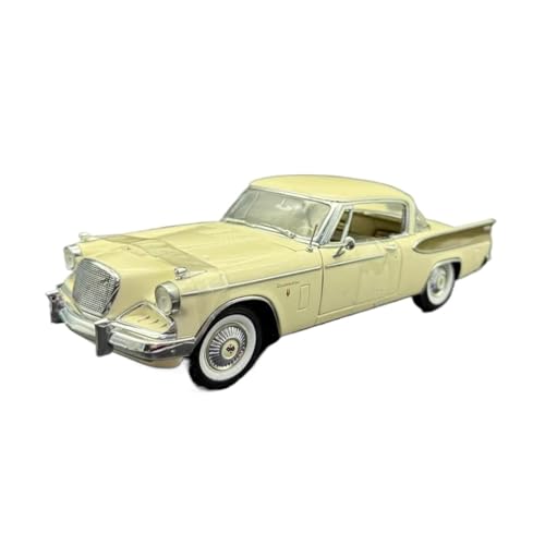 YLQERZ Modellauto Im Maßstab 1:18 Für Golden Hawk Legierung Automodell Fahrzeug Spielzeug Display Dekoration Kollektion (gelb) Für Die Sammlung von YLQERZ