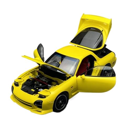 YLQERZ Modellauto Im Maßstab 1:18 Für Mazda RX7 Speed Gelb Legierung Auto Modell Home Display Desktop Dekoration Für Die Sammlung YLQERZ Modellauto Im Maßstab 1:18 Für Mazda RX7 Speed Gelb Legierung Auto Modell Home Display Desktop Dekoration Für Die Sammlung von YLQERZ