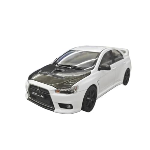 YLQERZ Modellauto Im Maßstab 1:18 Für Mitsubishi EVO 10 Modifizierte Version Legierung Auto Modell Statische Display Dekoration Für Die Sammlung(White) von YLQERZ