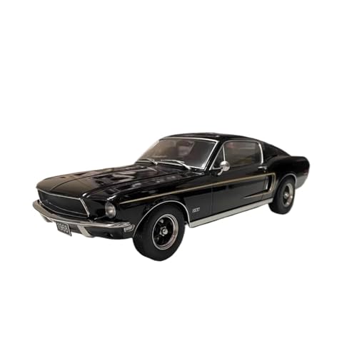 YLQERZ Modellauto Im Maßstab 1:18 Für Mustang GT Fastback 1968 Legierung Auto Modell Fahrzeug Spielzeug Display Dekoration Sammlung Für Die Sammlung von YLQERZ