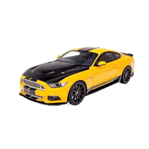 YLQERZ Modellauto Im Maßstab 1:18 Für Mustang Shelby GT Resin Automodell Dekoration Sammlung Spielzeug Statische Anzeige (gelb) Für Die Sammlung von YLQERZ