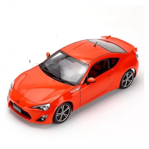 YLQERZ Modellauto Im Maßstab 1:18 Für Toyota 86GT Weiß Legierung Auto Modell Metall Sammlung Ornamente Display Hobby Orange Für Die Sammlung(Orange) von YLQERZ