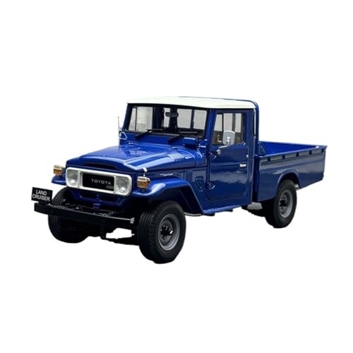 YLQERZ Modellauto Im Maßstab 1:18 Für Toyota Land Cruiser LC40 Pickup Legierung Off-Road Fahrzeug Auto Modell Sammlung Weiß Für Die Sammlung(Blue) von YLQERZ