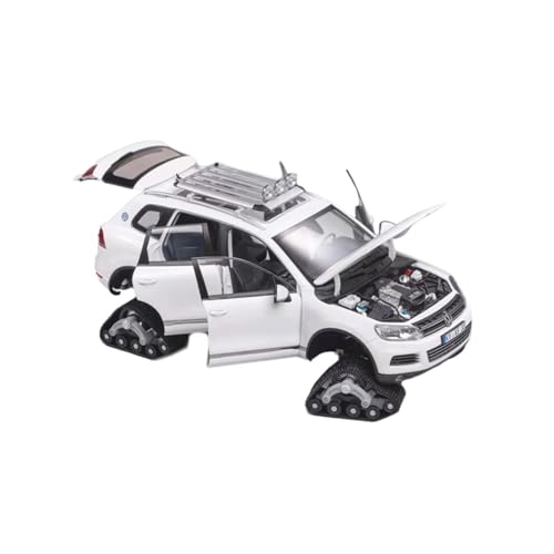 YLQERZ Modellauto Im Maßstab 1:18 Für Volkswagen Touareg Snow Edition Vollständig Offenes Legierungsautomodell Weiß Für Szenendekoration Für Die Sammlung(White1) von YLQERZ
