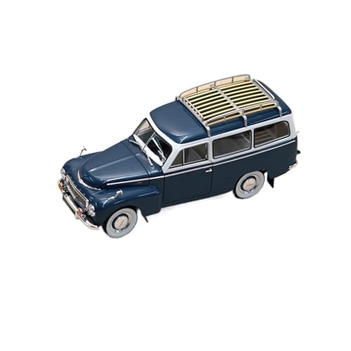 YLQERZ Modellauto Im Maßstab 1:18 Für Volvo PV445 Duett Oldtimer-Modell-Ornamente Geeignet Für Erwachsenen-Sammlungsdekorationen Blau Für Die Sammlung von YLQERZ