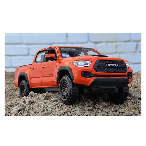 YLQERZ Modellauto Im Maßstab 1:27 Für Toyota Tacoma Pickup Legierung Auto Modell Sammlung Simulierte Spielen Spielzeug Für Die Sammlung(Orange) von YLQERZ