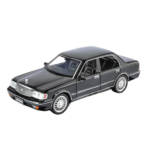 YLQERZ Modellauto Im Maßstab 1:32 Für Crown Toyota Retro Klassische Auto Pull Back Modell Ornamente Erwachsene Metall Spielzeug Für Die Sammlung(Black) von YLQERZ
