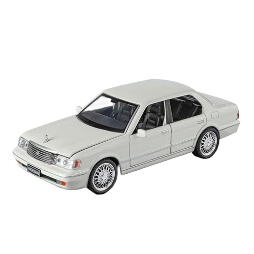 YLQERZ Modellauto Im Maßstab 1:32 Für Crown Toyota Retro Klassische Auto Pull Back Modell Ornamente Erwachsene Metall Spielzeug Für Die Sammlung(White) von YLQERZ
