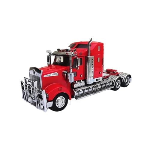 YLQERZ Modellauto Im Maßstab 1:32 Für T909 LKW Traktor Legierung Statische Auto Modell Statische Metall Casting Ornamente Für Die Sammlung(Red) von YLQERZ