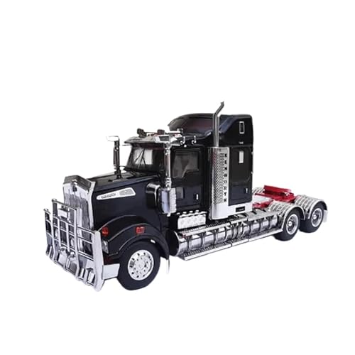YLQERZ Modellauto Im Maßstab 1:32 Für T909-Legierung Mit Schleppkopf-LKW-Modell Spielzeugsammlung Für Erwachsene Statische Ornamente Für Die Sammlung(Black) von YLQERZ