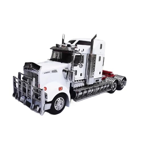 YLQERZ Modellauto Im Maßstab 1:32 Für T909-Legierung Mit Schleppkopf-LKW-Modell Spielzeugsammlung Für Erwachsene Statische Ornamente Für Die Sammlung(White) von YLQERZ