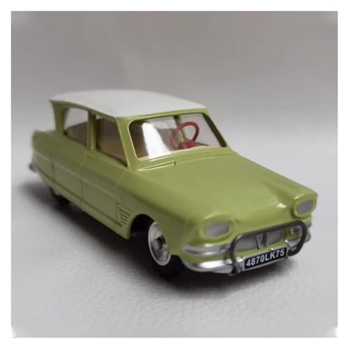 YLQERZ Modellauto Im Maßstab 1:43 Für Citroen AMI 6 Oldtimer-Legierungsmodell Statische Sammlung Spielzeug Hobby (grün) Für Die Sammlung von YLQERZ