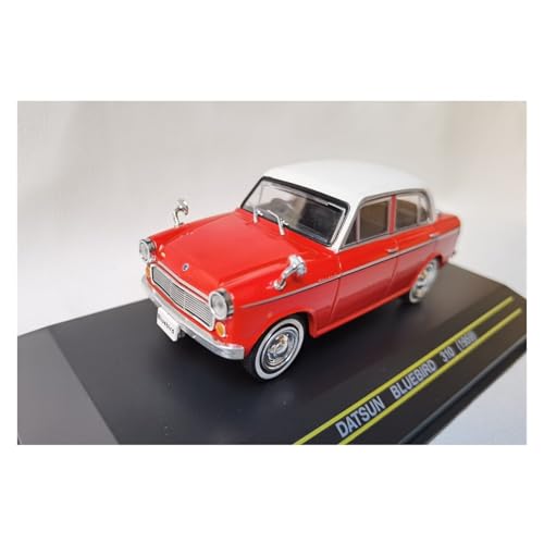 YLQERZ Modellauto Im Maßstab 1:43 Für Datsun Bluebird 310 Legierungsautomodell Fahrzeugdekorationen Aus Metalldruckguss (rot) Für Die Sammlung von YLQERZ