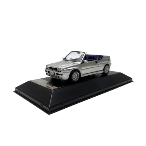 YLQERZ Modellauto Im Maßstab 1:43 Für Lancia Delta Cabrio-Version Harz Automodell Spielzeug Statische Sammlung Spielzeug Hobby (Silber) Für Die Sammlung von YLQERZ