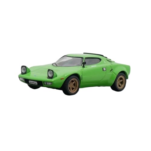 YLQERZ Modellauto Im Maßstab 1:43 Für Lancia Stratos 1974 Diecas Automodell Metallspielzeugfahrzeuglegierungssammlung (grün) Für Die Sammlung von YLQERZ