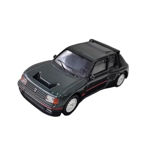 YLQERZ Modellauto Im Maßstab 1:43 Für Peugeot 205 T16 1987 Legierung Automodell Metall Druckguss Spielzeug Fahrzeug Souvenirs (schwarz) Für Die Sammlung von YLQERZ