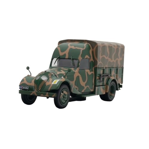 YLQERZ Modellauto Im Maßstab 1:43 Für Peugeot DK 5J LKW Militär Fahrzeug Legierung Auto Spielzeug Druckguss Modell Für Display Für Die Sammlung von YLQERZ