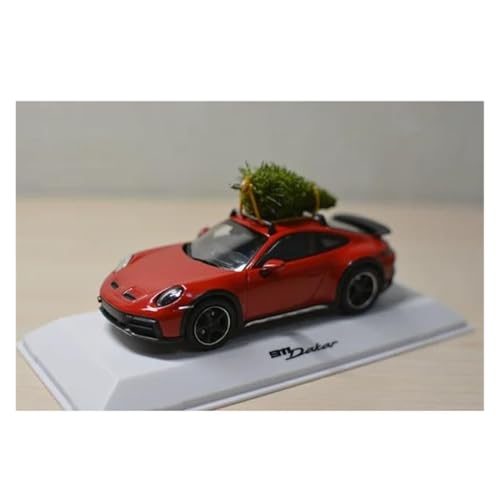 YLQERZ Modellauto Im Maßstab 1:43 Für Porsche 911 Dakar Weihnachtsausgabe Legierung Automodell Display Fahrzeugdekoration Für Die Sammlung(Red) von YLQERZ